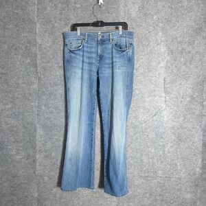 7 For All Mankind A Pocket Bootcut Jeans Mens 32 Blue Medium Wash T530ON173U